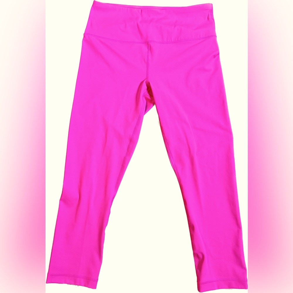 90 Degree By Reflex, Women's Hot Pink sports tights active stretch, size L